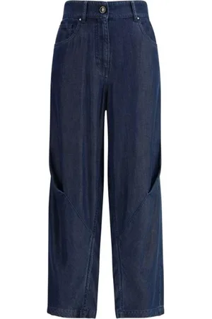 Giorgio Armani Straight Jeans, female, , Size: M Stylish Wide Leg Jeans