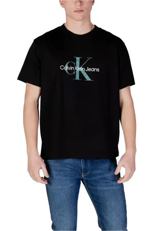 Calvin Klein T-Shirts, male, , Size: M Print Short Sleeve T-Shirt