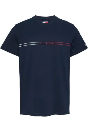 Tommy Hilfiger T-Shirts, male, , Size: XS Cotton T-shirt, Short Sleeves