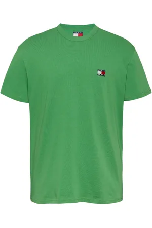 Tommy Hilfiger T-Shirts, male, , Size: M Cotton Round Neck T-Shirt
