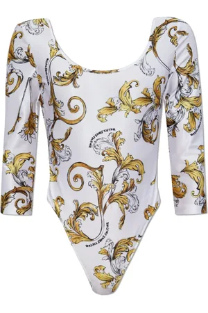 VERSACE Body, female, , Size: S Bodysuit with Barocco print