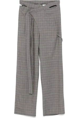 OTTOLINGER Wide Trousers, female, , Size: S Grey Trousers with Concealed Fastening