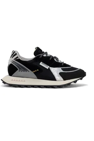 RUN OF Sneakers, female, , Size: 7 US Sneaker Dark Zebra W