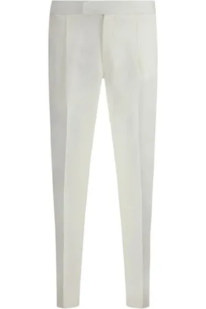 BRIONI Suit Trousers, male, , Size: S Contemporary Cigarette Cut Dress Pants