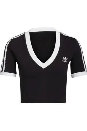 adidas T-Shirts, female, , Size: 2XL Womens Low-cut V-neck T-shirt