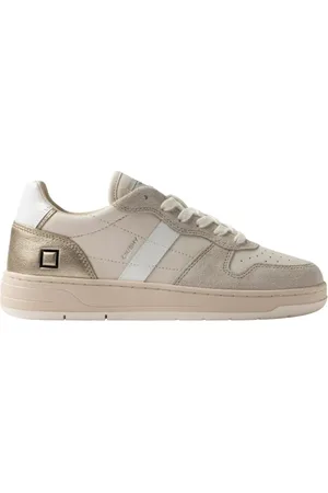 D.A.T.E. Sneakers, female, , Size: 9 US Low Ivory and Beige Sneakers