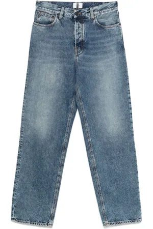 haikure Straight Jeans, male, , Size: W36 Indigo Denim Jeans with Classic Style