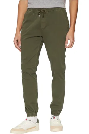 Tommy Hilfiger Sweatpants, male, , Size: W30 L32 Lace Fastening Cotton Trousers