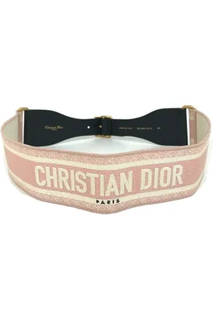 Dior Pre-owned Belts, female, , Size: ONE SIZE Pre-owned Cotton belts