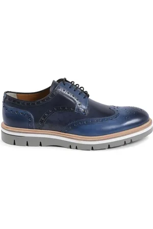 DEE OCLEPPO Laced Shoes, male, , Size: 7 US Italian Leather Brogue Shoes