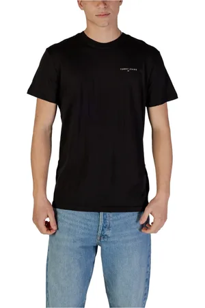 Tommy Hilfiger T-Shirts, male, , Size: L Cotton T-shirt Short Sleeve