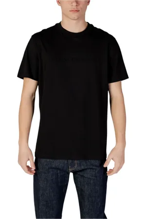 Armani Exchange T-Shirts, male, , Size: S Cotton Round Neck T-shirt