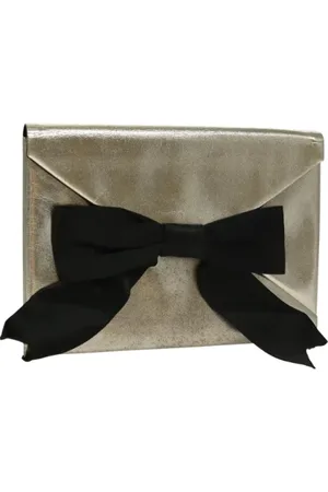 Saint Laurent Pre-owned Clutches, female, , Size: ONE SIZE Pre-owned Leather clutches