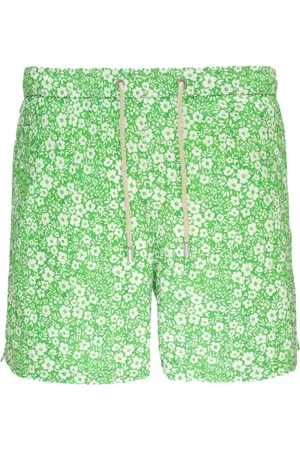 MC2 SAINT BARTH Beachwear, male, , Size: 2XL Floral Swim Trunks with Drawstring