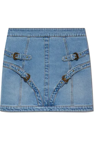 VERSACE Denim Skirts, female, , Size: W25 Denim skirt