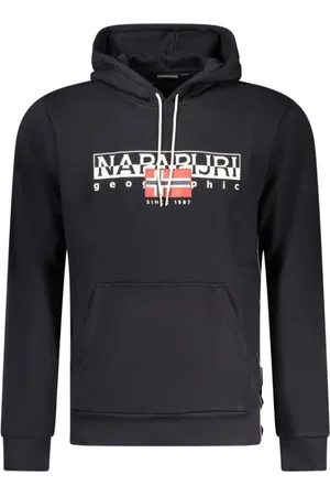 Napapijri Hoodies, male, , Size: S Cotton Hoodie Sweatshirt with Logo