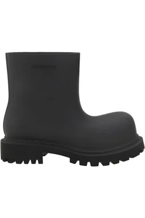 Balenciaga Rain Boots, female, , Size: 8 US Cropped Rubber Rain Boots