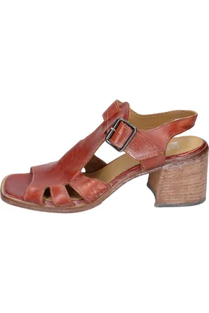 Moma High Heel Sandals, female, , Size: 7 US Vintage Leather High Heel Sandals