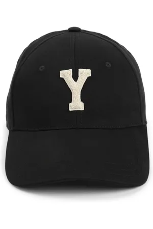 Saint Laurent Caps, male, , Size: 57 CM Ivory Baseball Hat