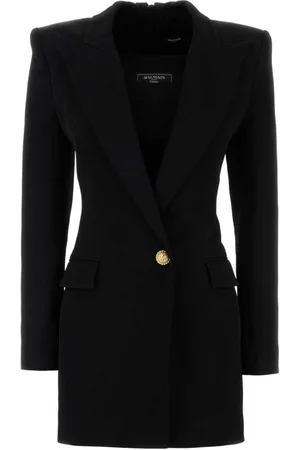 Balmain Short Dresses, female, , Size: S Elegant Blazer Dress