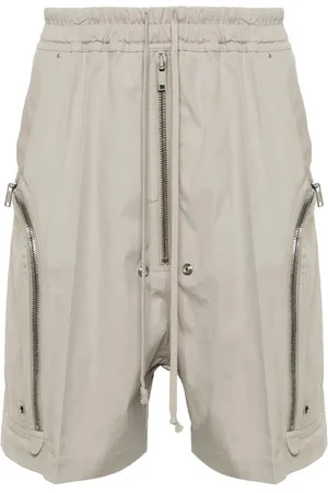 Rick Owens Casual Shorts, male, , Size: M Bauhaus Bela Cotton Bermuda Shorts