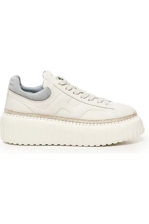 Hogan Sneakers, female, , Size: 6 US Striped Lace-Up Sneakers
