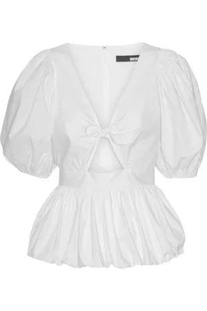ROTATE Blouses, female, , Size: S Puff Sleeve Bubble Top