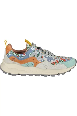 Flower Mountain Sneakers, female, , Size: 7 US Trekking sneakers in technical fabric and suede