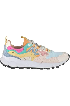 Flower Mountain Sneakers, female, , Size: 6 US Trekking lace sneakers with suede