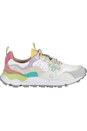 Flower Mountain Sneakers, female, , Size: 9 US Trekking lace sneakers in technical fabric