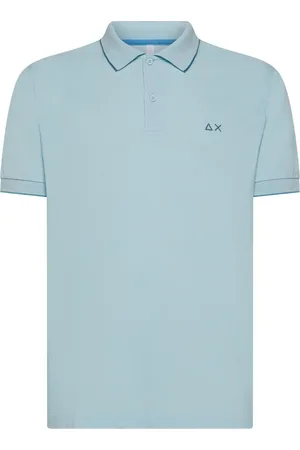 sun68 Polo Shirts, male, , Size: L Polo with Collar Detail