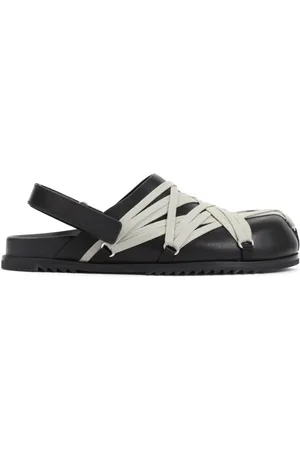 Rick Owens Clogs, female, , Size: 6 US Leather Sandals Stylish Comfortable