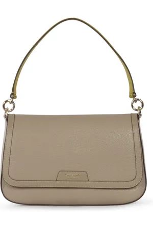 Kate Spade Handbags, female, , Size: ONE SIZE Colorblocked Leather Flap Shoulder Bag