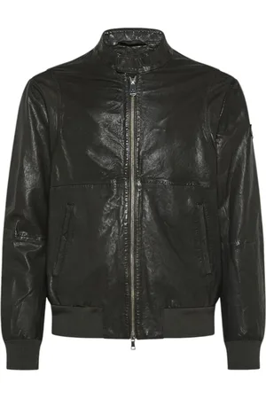 Peuterey Leather Jackets, male, , Size: M Leather Jacket Tureia PPT