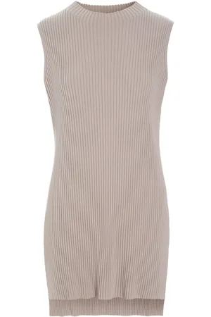 Bitte Kai Rand Knitted Dresses, female, , Size: L Ribbed Vest Dusty Quartz