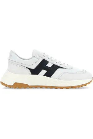 Hogan Sneakers, male, , Size: 9 US Leather Lace-Up Sneakers