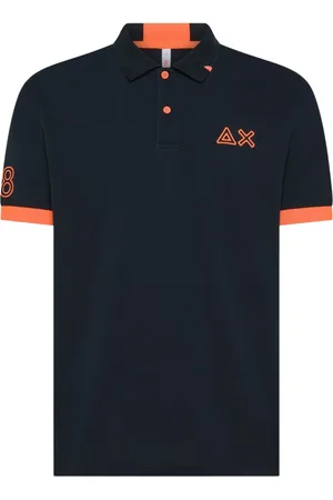 sun68 Polo Shirts, male, , Size: L Logo Polo T-shirts and Polos