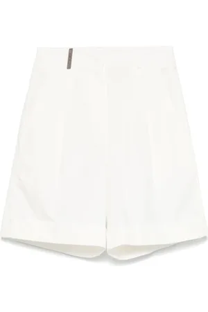 PESERICO SIGN Casual Shorts, female, , Size: 2XS Bermuda Shorts with Pleats