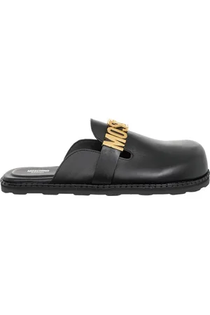Moschino Mules, female, , Size: 6 US Casual Slip-On Shoes Solid Color