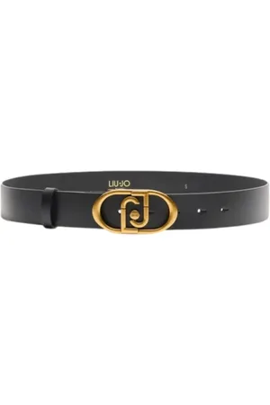 Liu Jo Belts, female, , Size: L Leather Belt with Adjustable Buckle