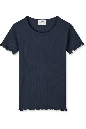 Mads Norgaard T-Shirts, female, , Size: L Parisian Night Tee with Curled Edges