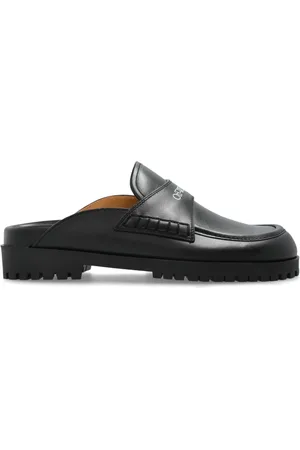 OFF-WHITE Mules, female, , Size: 9 US Leather platform slides