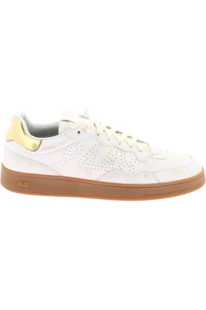 P448 Sneakers, male, , Size: 3 US Golden Leather Sneaker Model Vert 2