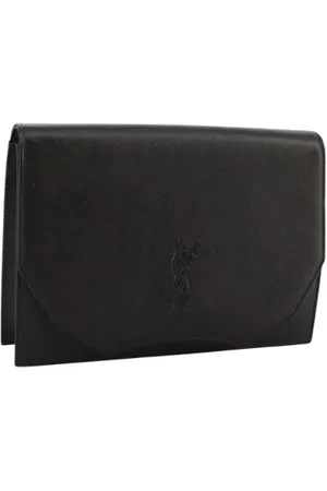 Saint Laurent Pre-owned Clutches, female, , Size: ONE SIZE Pre-owned Leather clutches