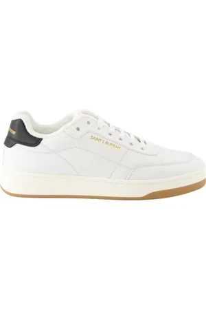 Saint Laurent Sneakers, male, , Size: 8 US Smooth Leather Basket Sl/61