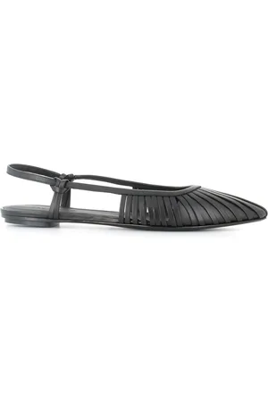 ROBERTO DEL CARLO Ballerinas, female, , Size: 7 US Leather Slingback Ballerina Shoes