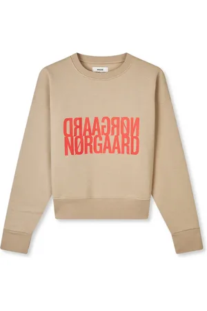 Mads Norgaard Sweatshirts, female, , Size: 3XL Stylish Sweatshirt Trench Coat Melange