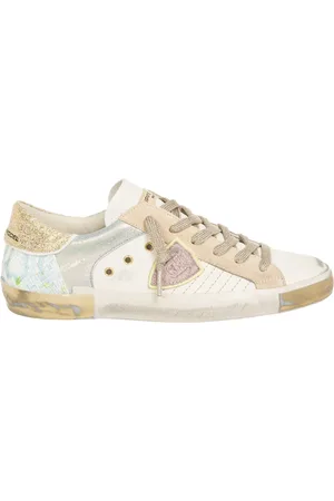 Philippe model Sneakers, female, , Size: 9 US Vintage Multicolour Lace-Up Sneakers