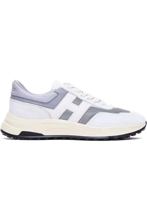 Hogan Sneakers, male, , Size: 10 US Grey Sneakers Lace-Up Rubber Sole