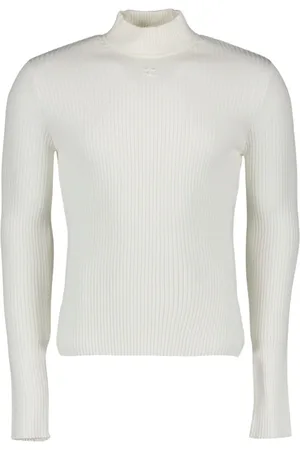 Courrèges Turtlenecks, male, , Size: XS Ribbed Turtleneck Sweater
